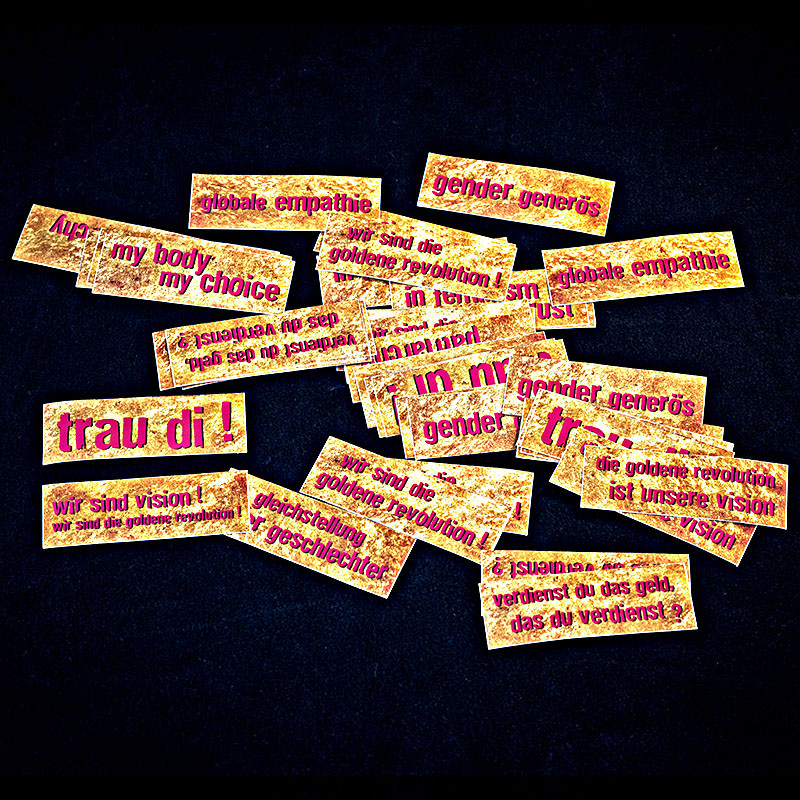 Sticker Goldene Revolution