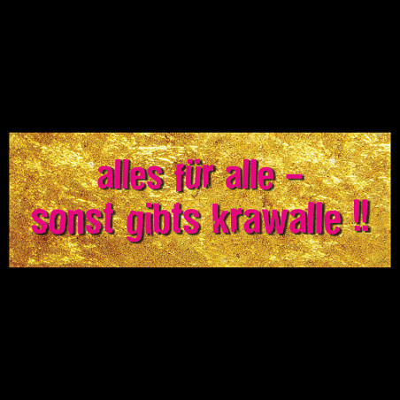 Sticker Goldene Revolution