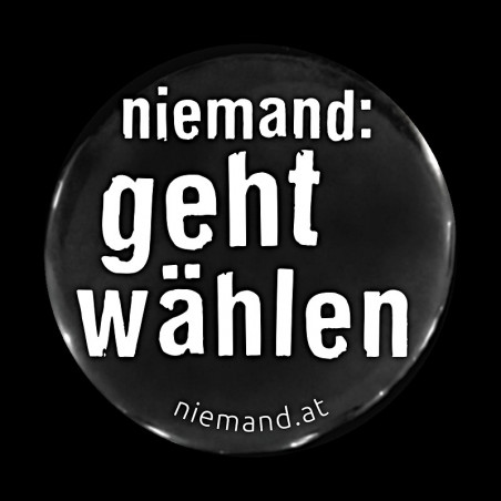Buttons für Wahlen