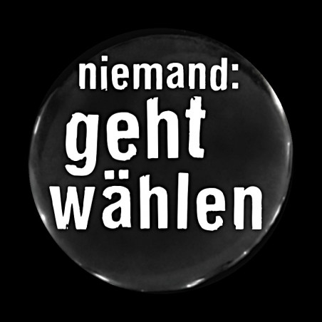 Buttons für Wahlen