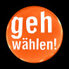 Buttons für Wahlen