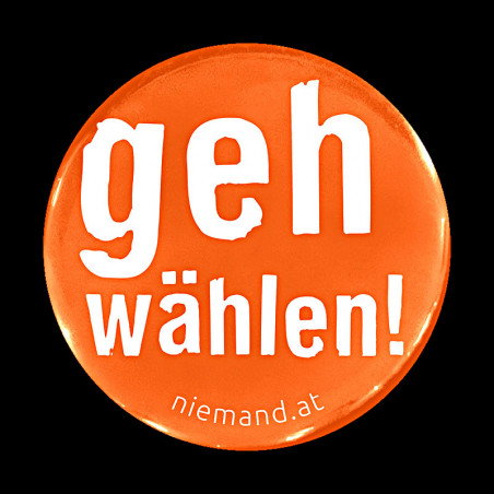 Buttons für Wahlen